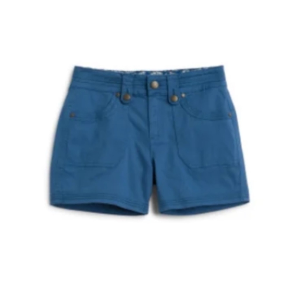 NWT One5One Blue Norma Utility Pocket Shorts Womens 16/33 NEW